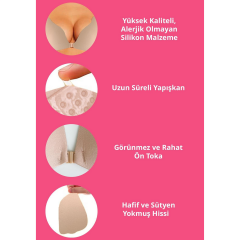 ASKISIZ STRAPLEZ MEME DİKLEŞTİRİCİ YAPIŞKAN SÜTYEN