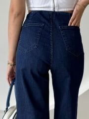 YANDAN FERMUARLI FULL LİKRALI KOT PANTOLON