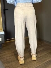 HAVUÇ MODEL KETEN PANTOLON