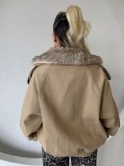 YAKASI KÜRKLÜ MONT