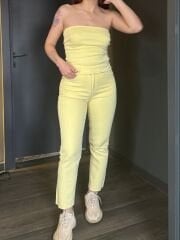 PAÇASI KESİK BOYFİT JEAN