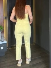 PAÇASI KESİK BOYFİT JEAN