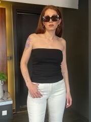 PAMUKLU STRAPLEZ BODY