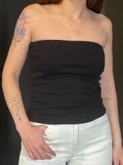 PAMUKLU STRAPLEZ BODY