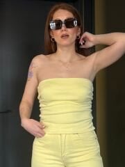 PAMUKLU STRAPLEZ BODY