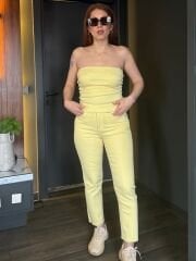 PAMUKLU STRAPLEZ BODY