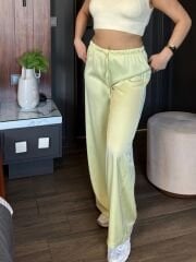 BELİ LASTİKLİ SATEN PANTOLON