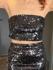 DAMLA PUL PAYET STRAPLEZ CROP