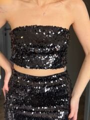 DAMLA PUL PAYET STRAPLEZ CROP
