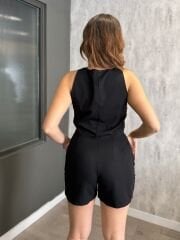 3D ÇİÇEKLİ ŞORTLU TAKIM