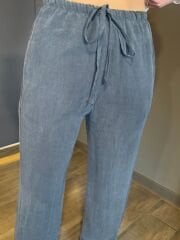 BELİ İNCE LASTİKLİ MODAL KUMAŞ EŞOFMAN PANTOLON