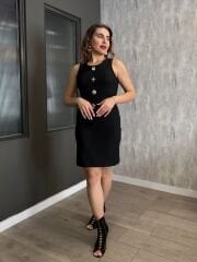 SIFIR KOL KALEM ELBİSE