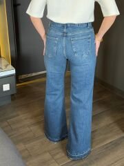 WİDE LEG MODEL JEAN MAVİ