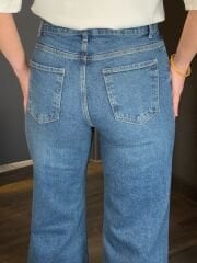 WİDE LEG MODEL JEAN MAVİ