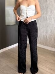DESENLİ SATEN PANTOLON