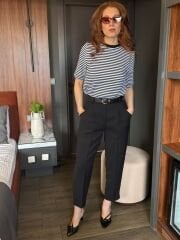 KEMERLİ HAVUÇ MODEL PANTOLON