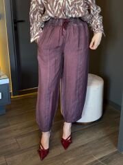YIKAMALI BORDO BAGGY PANTOLON