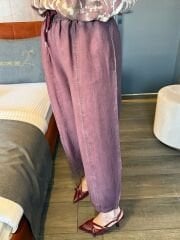 YIKAMALI BORDO BAGGY PANTOLON
