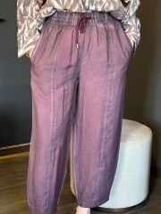 YIKAMALI BORDO BAGGY PANTOLON